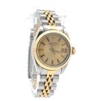 Rolex Date 26 goud/staal dames horloge ref. 6917 #240072, Staal, Rolex, Ophalen of Verzenden, Zo goed als nieuw