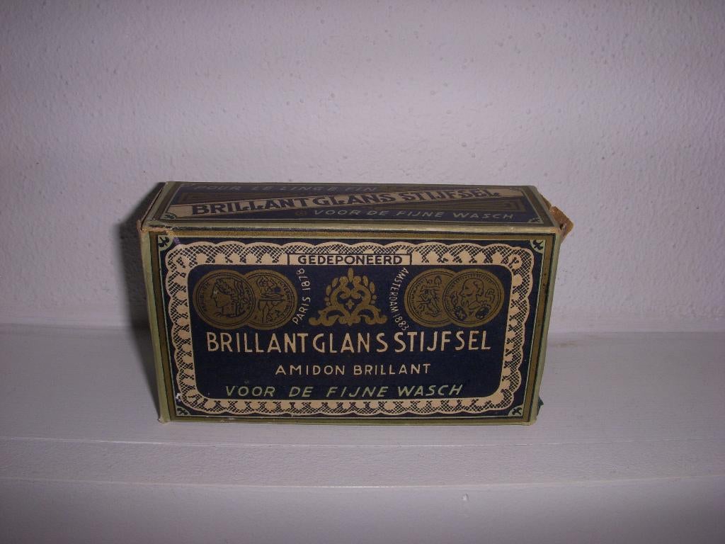 Vooroorlogse verpakking Brillant Glans Stijfsel Nijmegen, Verzamelen, Merken en Reclamevoorwerpen, Gebruikt, Verpakking, Ophalen of Verzenden