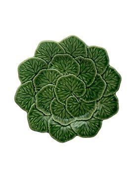 Set 3x Bordallo Pinheiro Geranium Groen Bord 22cm, Huis en Inrichting, Keuken | Servies, Nieuw, Bord(en), Overige stijlen, Keramiek