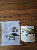 Leuke accessoires kinderkamer wandlamp + poster katoen, Ophalen of Verzenden, Zo goed als nieuw, Lamp