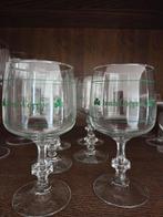 Irish Coffee Glazen met Klaver, Antiek en Kunst, Antiek | Glas en Kristal, Ophalen of Verzenden