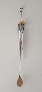 Windgong, blank hout, windspel, wood, Ophalen of Verzenden, Nieuw