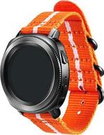 Samsung Nylon bandje 20mm - Oranje, Telecommunicatie, Wearable-accessoires, Nieuw, Bandje, Ophalen of Verzenden