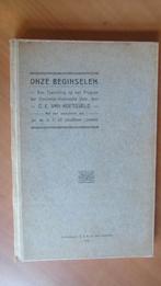 Koetsveld, C.E. van. Onze beginselen. CHU (1912), Ophalen of Verzenden, Gelezen, Nederland