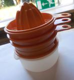Tupperware set: Citruspers, Eierscheider,Rasp, Ophalen, Gebruikt, Oranje, Overige typen