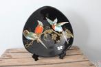 Mooi wandbord van Longwy met vogels, Antiek en Kunst, Ophalen of Verzenden