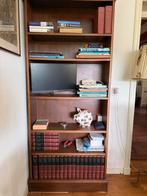 Eikenhouten Boekenkast, Ophalen, Met plank(en), Gebruikt, 200 cm of meer