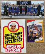 Wielrennen 3 stickers GAS - LUC SUYKERBUYK - MIROIR CYCLISME, Ophalen of Verzenden, Zo goed als nieuw, Overige typen