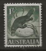 Australie 1, vogelbekdier, Verzenden, Gestempeld