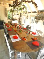 Kasteeltafel 🏰, Ophalen, Gebruikt, 100 tot 150 cm, Eikenhout