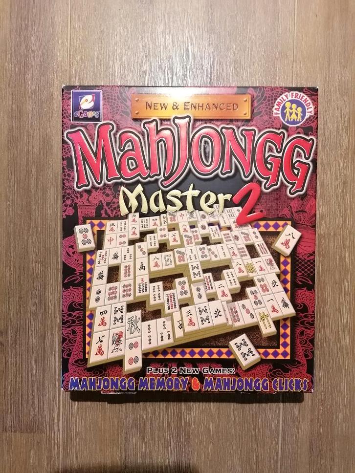 PC spel Mahjongg Master 2 van eGames., Spelcomputers en Games, Games | Pc, Zo goed als nieuw, Puzzel en Educatief, 1 speler, Vanaf 3 jaar