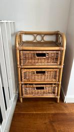 Rotan kastje, Huis en Inrichting, Kasten | Ladekasten, Ophalen, 50 tot 100 cm, Zo goed als nieuw, 3 of 4 laden