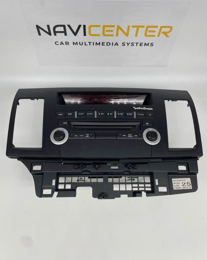 Mitsubishi Lancer Rockford originele radio systeem 2007–2017, Auto diversen, Autoradio's, Zo goed als nieuw, Ophalen of Verzenden