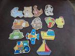 houten magneet figuren 4,=, Ophalen of Verzenden, Zo goed als nieuw