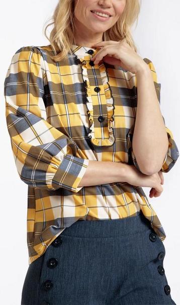 NIEUW! Studio Anneloes Nena Madras blouse maat L! beschikbaar voor biedingen