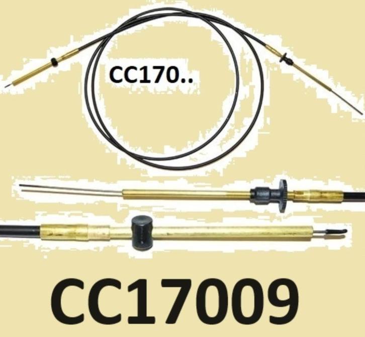 CC17009 2,70m bedieningskabel Johnson/Evinrude <1979.€ 43,95, Watersport en Boten, Accessoires en Onderhoud, Nieuw, Motor en Techniek