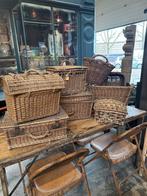 rieten mandjes partij, Ophalen