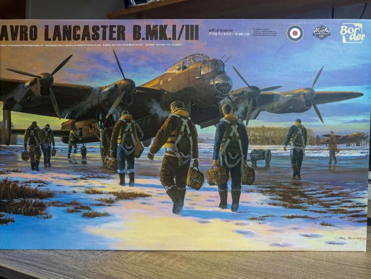 Border Model, 1:32 Avro Lancaster B.Mk.I/III w/Full Interior, Hobby en Vrije tijd, Modelbouw | Vliegtuigen en Helikopters, Nieuw