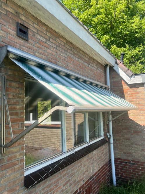 zonnewering /zonnescherm, Tuin en Terras, Zonneschermen, Gebruikt, Knikarmscherm, 150 tot 300 cm, 250 cm tot 450 cm, Ophalen