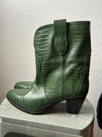 Laarsjes van Toral groen leer maat 38, Ophalen of Verzenden, Zo goed als nieuw, Groen