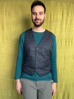 Vintage gilet / waistcoat / denim look / large / L, Kleding | Heren, Blauw, Vintage, Ophalen of Verzenden, Hippiegalorevintage@gmail.com