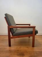 Vintage Capella fauteuil van Illum Wikkelsø voor Niels, Ophalen, Gebruikt, Vintage design, Mid Century Modern, 75 tot 100 cm