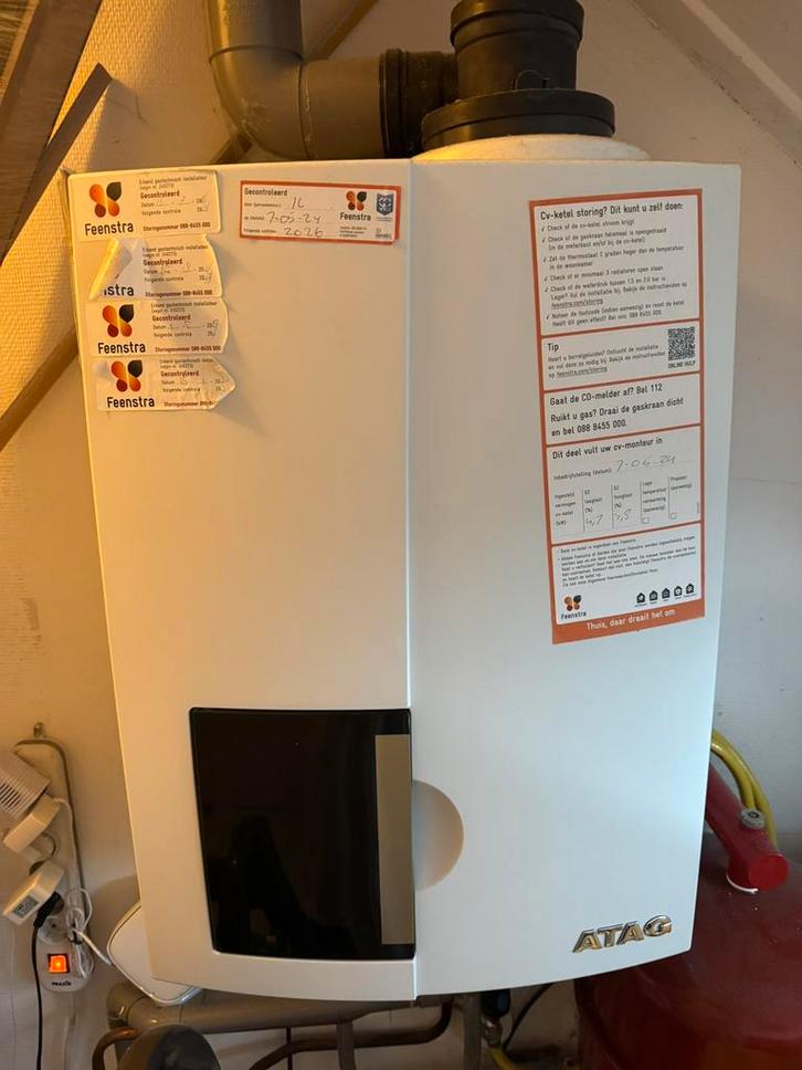 Cv ketel Atag E 325C, Doe-het-zelf en Verbouw, Geisers en Boilers, Gebruikt, Geiser, Minder dan 20 liter, Ouder dan 10 jaar, Ophalen of Verzenden