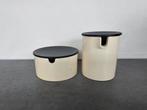 Vintage Stelton M77 design melkkannetje en suikerpot roomwit, Huis en Inrichting, Keuken | Servies, Overige materialen, Overige typen