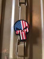 Punisher US flag morale patch velcro, Verzamelen, Verzenden