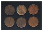 6 centen Nederland 1954-1974 (M226), Verzenden, Koningin Juliana, 1 cent