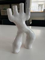 Keramieken Kandelaar Wit - 40cm, Ophalen of Verzenden, Keramiek of Aardewerk
