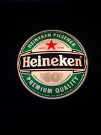 Heineken reclamebord/ lichtreclame /mancave/ verzameling, Verzamelen, Ophalen, Gebruikt, Reclamebord