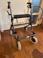 Rollator zwart. In goede staat. Vooral binnen gebruikt., Ophalen, Opvouwbaar, Zo goed als nieuw