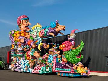 Carnavalswagen “Dromenland” beschikbaar voor biedingen