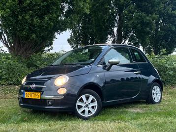 Fiat 500 1.2 C 2011 Blauw Cabriolet | Leder beschikbaar voor biedingen