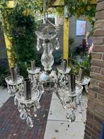 2 kristallen luchters, Huis en Inrichting, Lampen | Kroonluchters, Ophalen, Gebruikt, Glas