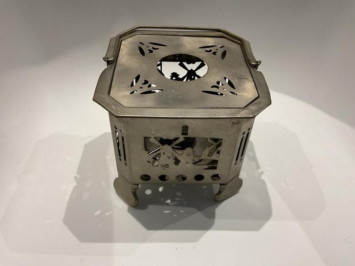 Antieke Rechoud Theestoof, Antiek en Kunst, Curiosa en Brocante, Ophalen of Verzenden