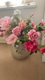 Groot zijden boeket  bloemen kleurrijk zeer mooi., Huis en Inrichting, Verzenden, Nieuw
