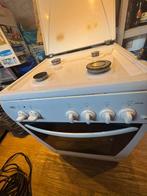 GAS FORNUIZEN MET ELECTRISCH OVEN, 60 cm of meer, Zo goed als nieuw, Gas, Vrijstaand