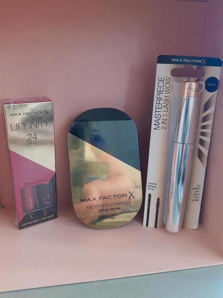 Make-up set Max Factor Lipfinity masterpiece mascara, Sieraden, Tassen en Uiterlijk, Uiterlijk | Cosmetica en Make-up, Nieuw, Make-up