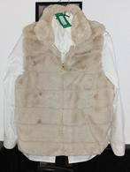 NIEUW bodywarmer Bont look one size, Kleding | Dames, Bodywarmers, Formidabele, Ophalen of Verzenden, Nieuw, Beige