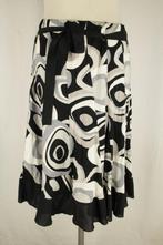 Leuke zwart-witte rok.Mt L.Merk Rhetorique, Kleding | Dames, Maat 38/40 (M), ., Zwart, Ophalen of Verzenden