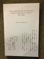 Early reception of western legal thought in Japan; Verwaijen, Sociale wetenschap, Ophalen of Verzenden, Zo goed als nieuw, Frans Boudewijn Verwaije