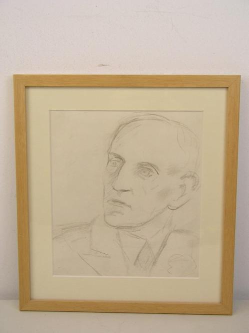 Otto van Rees (1884-1957) - Tekening van Moissey Kogan, Antiek en Kunst, Kunst | Tekeningen en Foto's, Ophalen of Verzenden