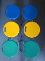 Te koop: 6 inklapbare krukjes, Huis en Inrichting, Krukjes, Ophalen, Zo goed als nieuw, Kunststof