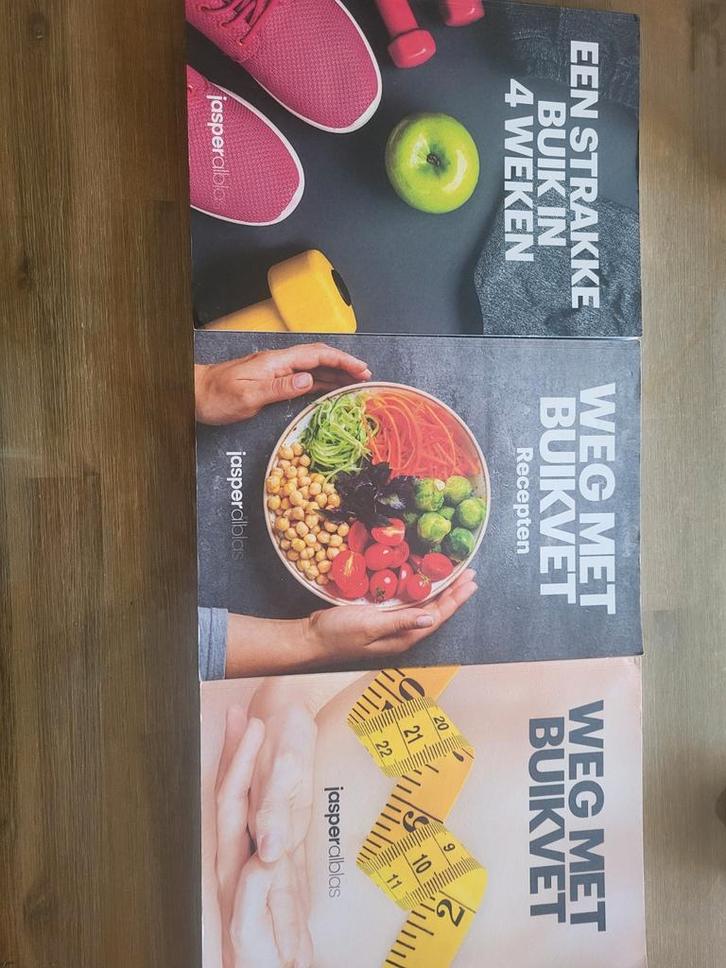 Weg met Buikvet - Jasper Alblas - 3 Boeken, Boeken, Gezondheid, Dieet en Voeding, Zo goed als nieuw, Dieet en Voeding, Ophalen of Verzenden