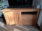 Massief Eiken TV Kastje, Huis en Inrichting, Ophalen, Gebruikt, 100 tot 150 cm, Eikenhout