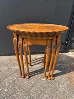 Geweldige 3-delige mimiset klassiek, Ophalen, Rond, Hout, Minder dan 55 cm