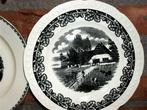 5 ANTIEKE BORDJES BOERENHOEVE MAASTRICHT SOCIETE CERAMIQUE, Antiek en Kunst, Antiek | Keramiek en Aardewerk, Ophalen of Verzenden