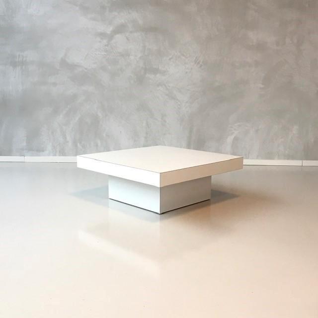 Jaren 80 salontafel vintage retro tafel design coffee table, Huis en Inrichting, Tafels | Sidetables, Gebruikt, 75 cm of meer